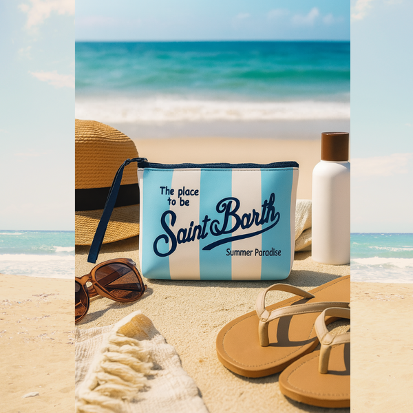 Neoprene Travel Zipper Clutch
